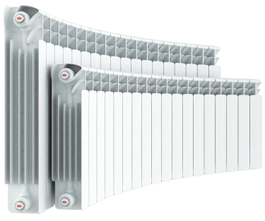 Биметаллический радиатор Rifar Base-500/350/200 flex (радиусное исполнение)