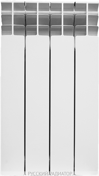 Алюминиевый радиатор КОРВЕТ RRC200*100AL (параметры одной секции)